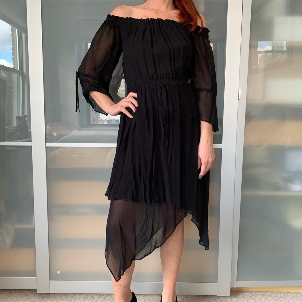 All Saints boho gauze dress